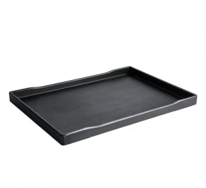 Taca ZEN z melaminy 38,1 x 28,8 x 2,5 cm czarna / VERLO