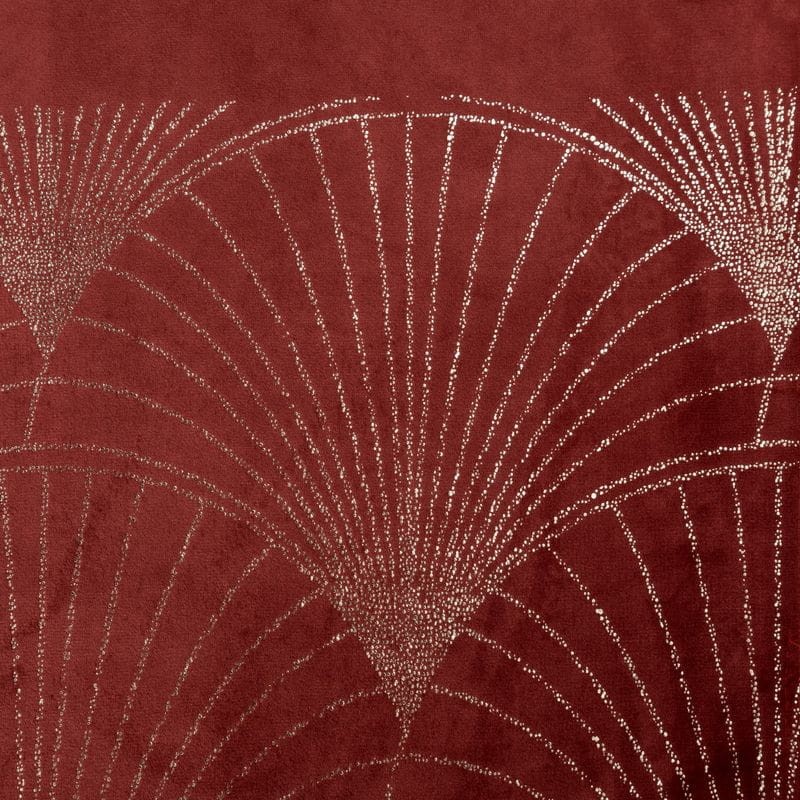 OBRUS WELUR VELVET BIEŻNIK 35 X 180 CM CEGLANY