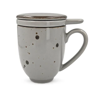 Kubek z zaparzaczem Bogucice Cottage Grey 400 ml do herbaty