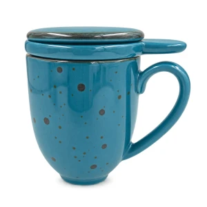 Kubek z zaparzaczem 400 ml Bogucice Alumina Cottage Laguna