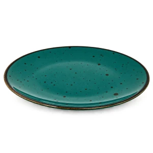 Talerz deserowy 22 cm Bogucice Alumina Turkus