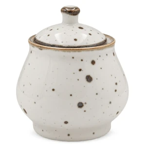 Cukiernica porcelanowa Bogucice Cottage Cream 300 ml z przykrywką