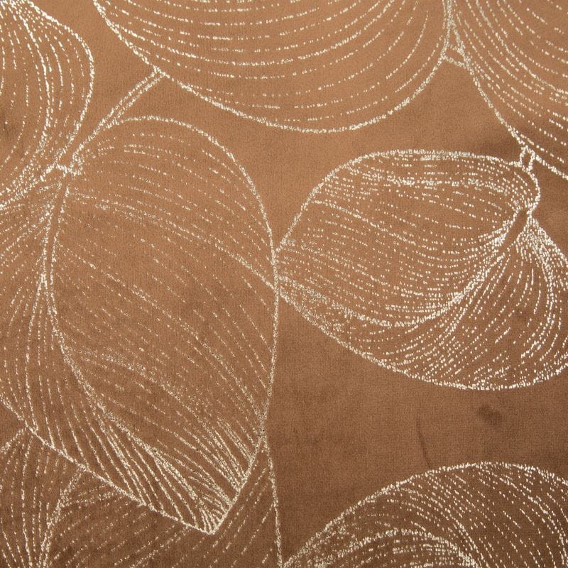 OBRUS WELUR VELVET BIEŻNIK 35X180 CM BRĄZOWY