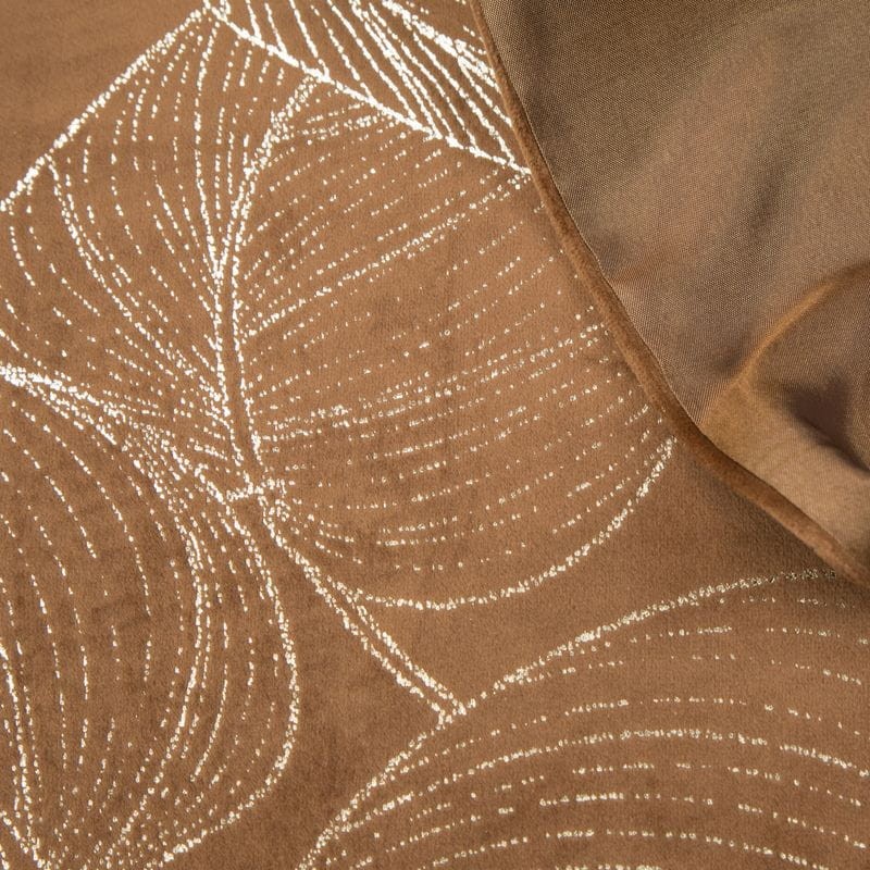 OBRUS WELUR VELVET BIEŻNIK 35X180 CM BRĄZOWY