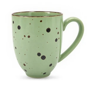 Kubek porcelanowy 400 ml zielony Cottage Green Porcelana Bogucice