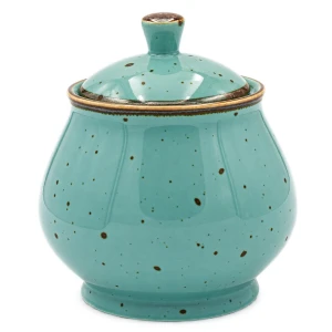 Cukiernica porcelanowa Bogucice Alumina Tiffany 300 ml z przykrywką