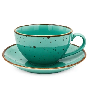 Filiżanka Jumbo Bogucice Tiffany 450 ml ze spodkiem