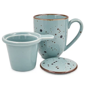 Kubek z zaparzaczem 400 ml Bogucice Alumina Cottage Tiffany