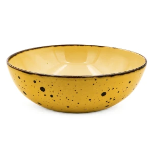 Salaterka 16 cm Alumina Bogucice Cottage Żółta