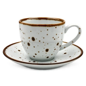 Filiżanka ze spodkiem espresso 90 ml Bogucice Alumina