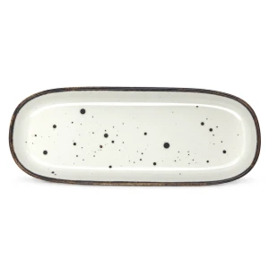 Półmisek prostokątny Bogucice Alumina Cottage White 36 x 13 cm