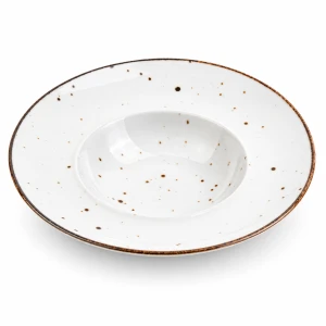 Talerz Pasta 28 cm Bogucice Alumina Cottage White