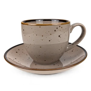Filiżanka ze spodkiem 300 ml Bogucice Alumina Cottage Cappuccino