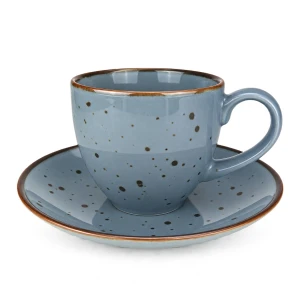 Filiżanka z spodkiem 300 ml Bogucice Alumina Cottage Jeans
