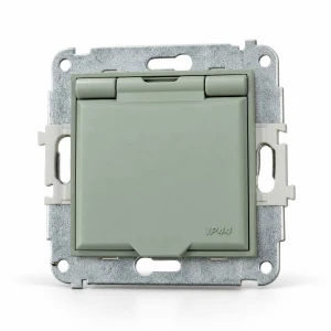 Gniazdo bryzgoszczelne 2P+Z Karlik MINI 61MGPB-1zp