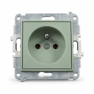 Mechanizm gniazda pojedynczego z uziemieniem 2P+Z (bez przesłon torów prądowych) Karlik MINI szałwiowy 61MGP-1z