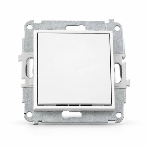 Łącznik schodowy Karlik MINI biały MWP-3.1, jeden klawisz