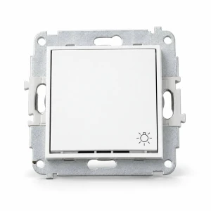 Mechanizm łącznika zwierny światło Karlik MINI biały MWP-5