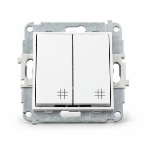 Mechanizm łącznika podwójnego krzyżowego Karlik MINI biały MWP-66