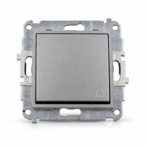 Mechanizm łącznika zwierny dzwonek  Karlik MINI srebrny metalik 7MWP-4