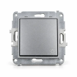 Mechanizm łącznika zwierny światło Karlik MINI srebrny metalik 7MWP-5
