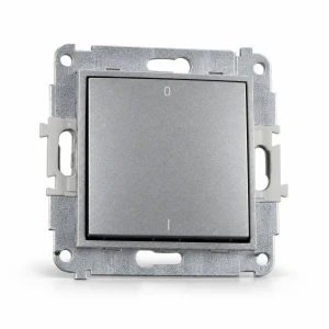 Mechanizm łącznika dwubiegunowego Karlik MINI srebrny metalik 7MWP-9