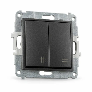 Mechanizm łącznika podwójnego krzyżowego Karlik MINI grafitowy 11MWP-66