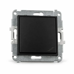 Mechanizm łącznika schodowego Karlik MINI czarny mat 12MWP-3