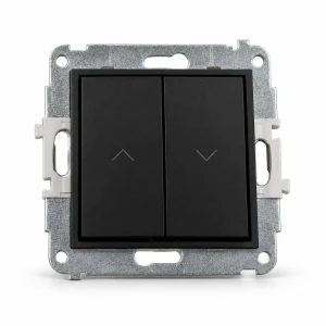 Mechanizm łącznika żaluzjowego z podtrzymaniem Karlik MINI czarny mat 12MWP-88