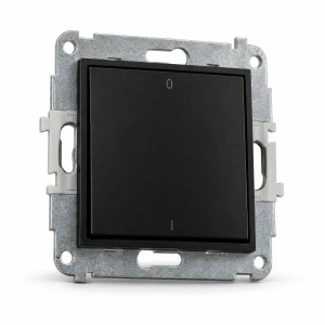Mechanizm łącznika dwubiegunowego Karlik MINI czarny mat 12MWP-9