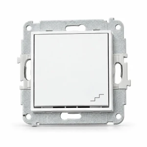Mechanizm łącznika schodowego Karlik MINI biały mat 25MWP-3