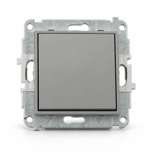 Mechanizm łącznika jednobiegunowego Karlik MINI szary mat 27MWP-1