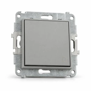 Mechanizm łącznika zwierny dzwonek  Karlik MINI szary mat 27MWP-4