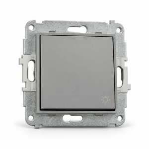 Mechanizm łącznika zwierny światło Karlik MINI szary mat 27MWP-5