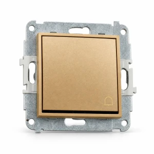 Mechanizm łącznika zwierny dzwonek  Karlik MINI złoty 29MWP-4