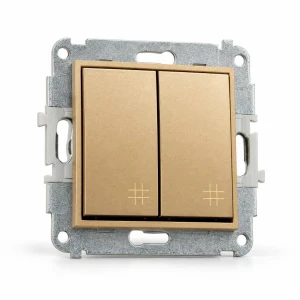 Mechanizm łącznika podwójnego krzyżowego Karlik MINI złoty 29MWP-66