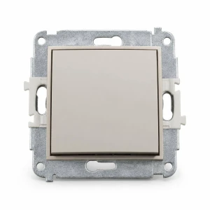 Mechanizm łącznika krzyżowego (jeden klawisz bez piktogramu) Karlik MINI taupe 60MWP-6.1