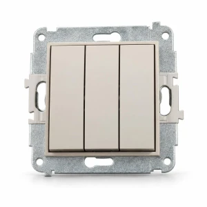 Mechanizm łącznika potrójnego Karlik MINI taupe 60MWP-7