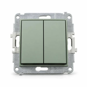 Mechanizm łącznika żaluzjowego z podtrzymaniem (dwa klawisze bez piktogramów) Karlik MINI szałwiowy 61MWP-88.1