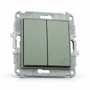 Mechanizm łącznika jednobiegunowego ze schodowym (wspólne zasilanie) Karlik MINI szałwiowy 61MWP-10.1
