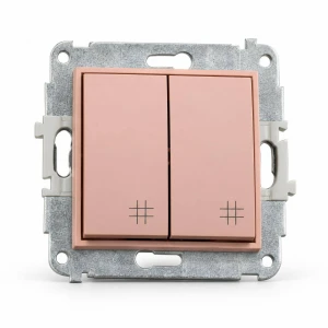 Mechanizm łącznika podwójnego krzyżowego Karlik MINI łososiowy 62MWP-66