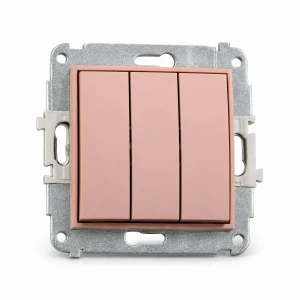 Mechanizm łącznika potrójnego Karlik MINI łososiowy 62MWP-7