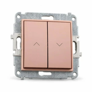 Mechanizm łącznika żaluzjowego z podtrzymaniem Karlik MINI łososiowy 62MWP-88