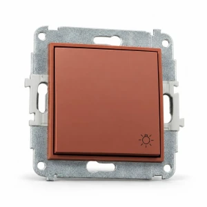 Mechanizm łącznika zwierny światło Karlik MINI terakota 63MWP-5
