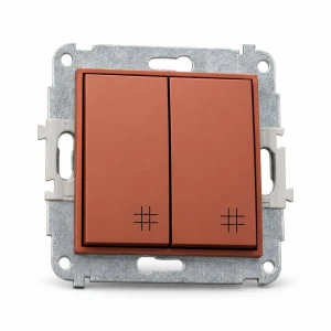 Mechanizm łącznika podwójnego krzyżowego Karlik MINI terakota 63MWP-66