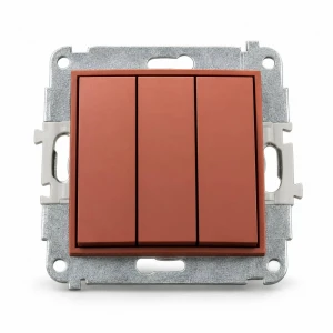 Mechanizm łącznika potrójnego Karlik MINI terakota 63MWP-7