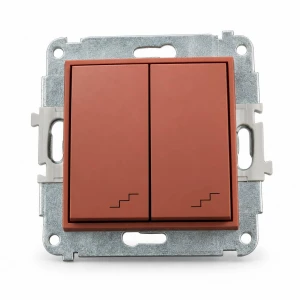 Mechanizm łącznika podwójnego schodowego Karlik MINI terakota 63MWP-33