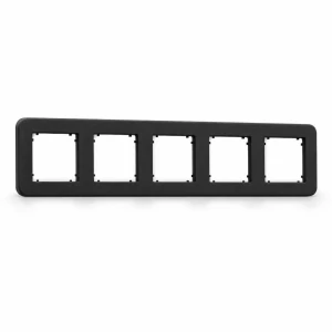 Ramka pięciokrotna Karlik MINI czarny mat 12MRTZ-5
