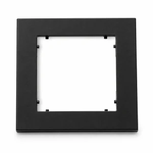Ramka Karlik MINI kwadratowa pojedyncza czarny mat 12MR-1
