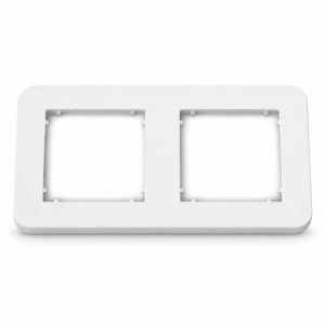 Ramka podwójna Karlik MINI biały mat 25MRTZ-2